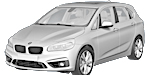 BMW F45 P1C9D Fault Code